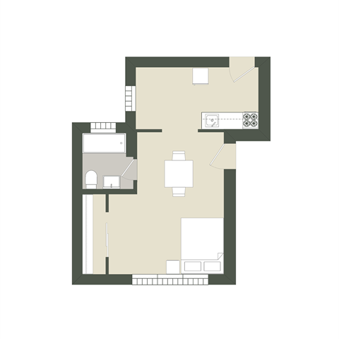 544-52 W. Briar Pl. Studio-1 Bed Apartment, Supera for Rent - Photo Gallery 10